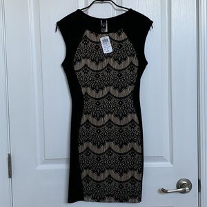Black Lace Bodycon Dress